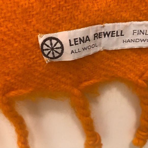 Stunning VINTAGE LENA REWELL SCARF! Handwoven in FINLAND - Picture 3 of 5